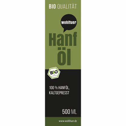 Wohltuer Bio Hanföl kaltgepresst - 500ml — Abbildung 4