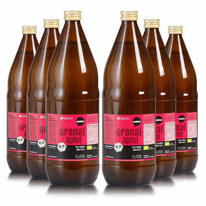 Wohltuer Bio Granatapfel reiner Direktsaft  - 6x 1000ml — Abbildung 2