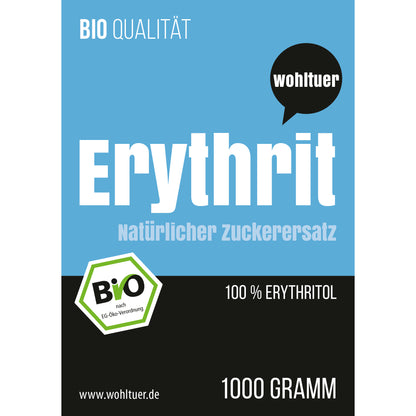 Wohltuer Bio Erythrit Süßmittel  - 1000g — Abbildung 5