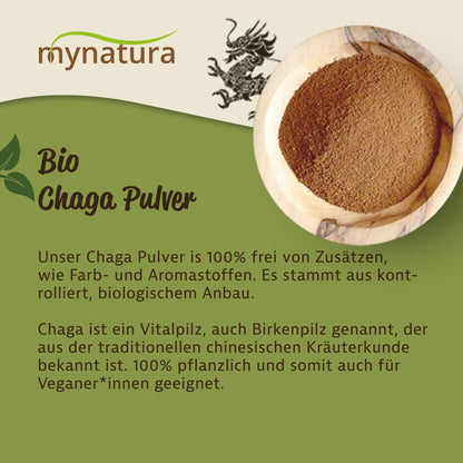 Mynatura Bio Chaga Pulver - 100g — Abbildung 3