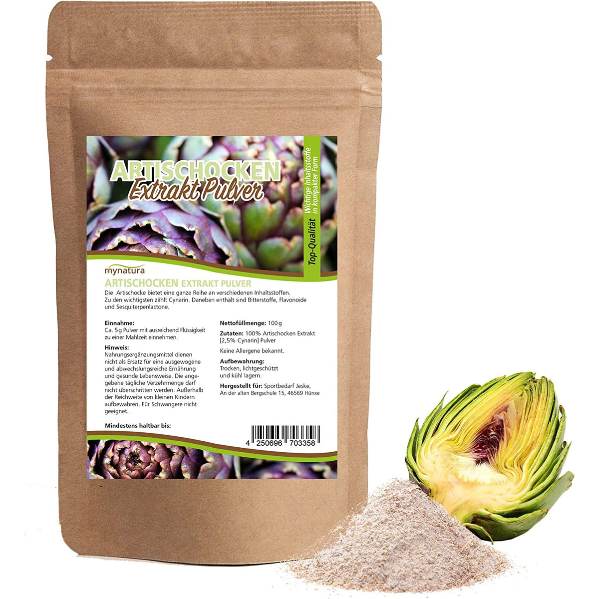 Mynatura Artischocken Extrakt Pulver - (100g)