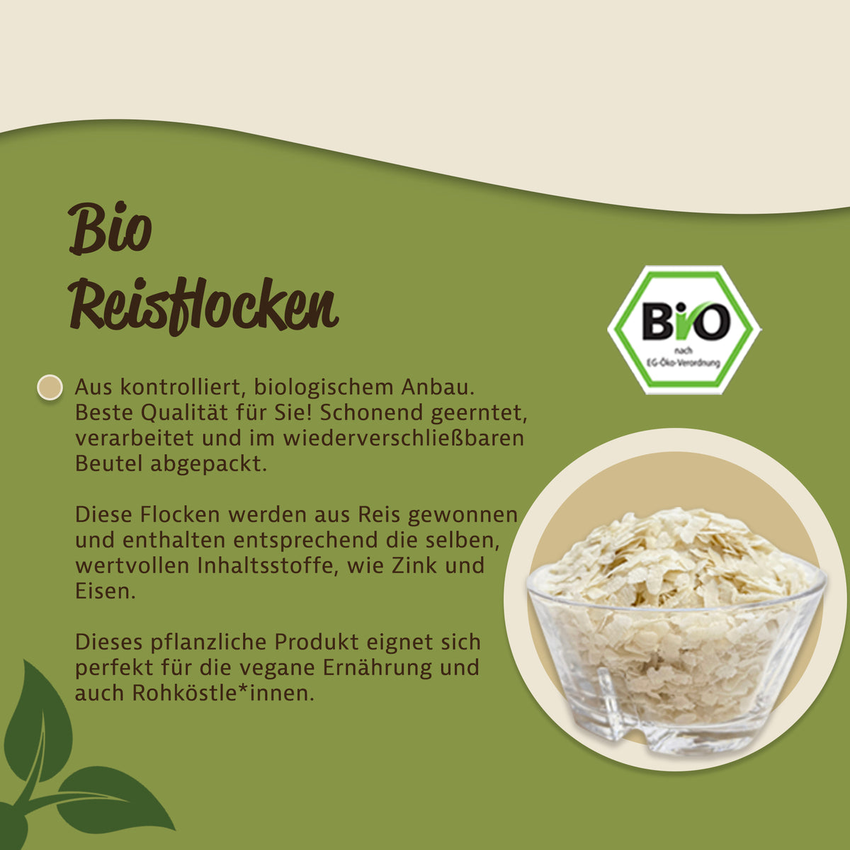 Mynatura Bio Reisflocken - ab 1000g - fit and life shop