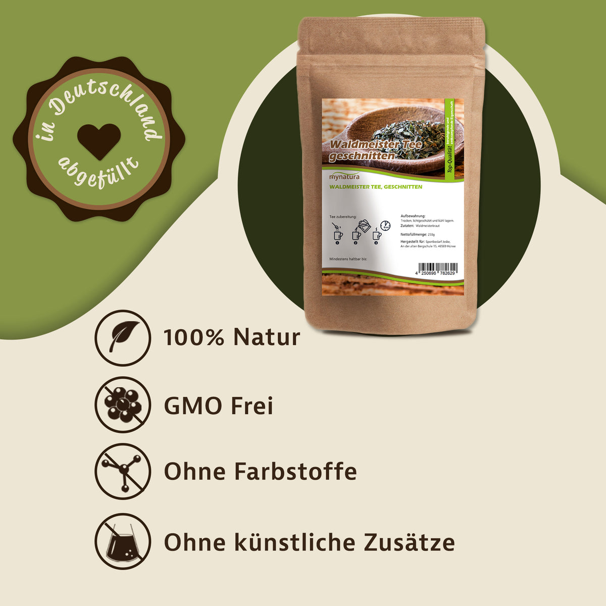 Mynatura Waldmeister getrocknet – ab 100g - fit and life shop