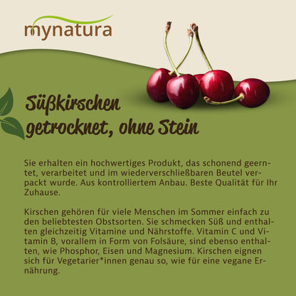 Mynatura Getrocknete Süßkirschen – ab 1000g - fit and life shop