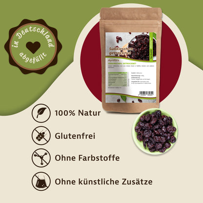 Mynatura Getrocknete Süßkirschen – ab 1000g - fit and life shop