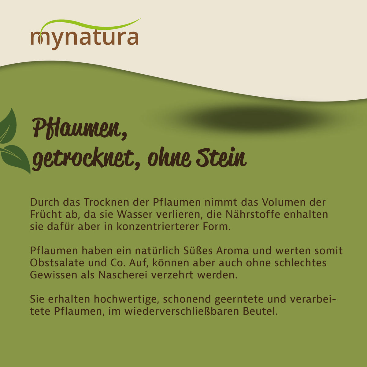 Mynatura Getrocknete Pflaumen in Premiumqualität – ab 1000g - fit and life shop