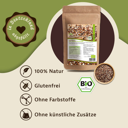 Mynatura Bio Quinoa Tricolore – verschiedene Größen im Beutel — Abbildung 2