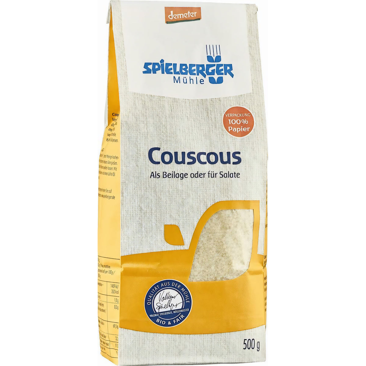 Spielberger Bio Couscous, demeter (500g) - fit and life shop