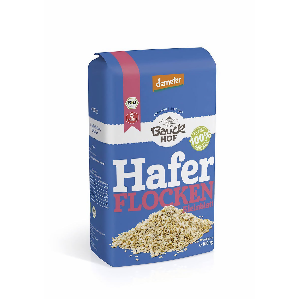Bauckhof Bio Haferflocken Kleinblatt Demeter (ab 1000g) - fit and life shop
