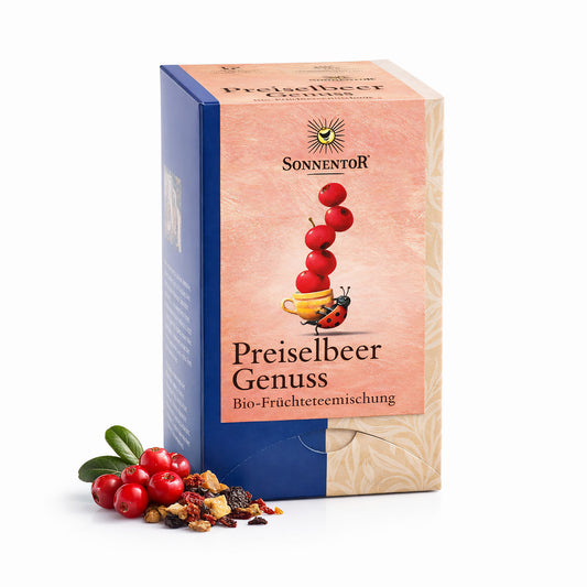 Sonnentor Bio Preiselbeer Genuss Früchtetee (ab 40g) - fit and life shop