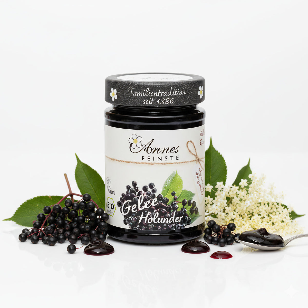 Annes Feinste Holunderbeer Gelee extra, 225g - fit and life shop