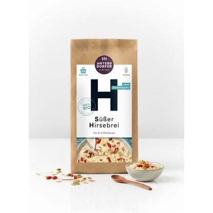 Antersdorfer - Die Bio-Mühle Bio Süßer Hirsebrei (6x150g) - fit and life shop