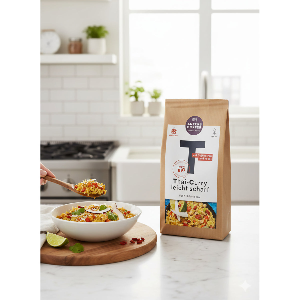 Antersdorfer - Die Bio-Mühle Bio Thai-Curry leicht scharf (6x150g) - fit and life shop