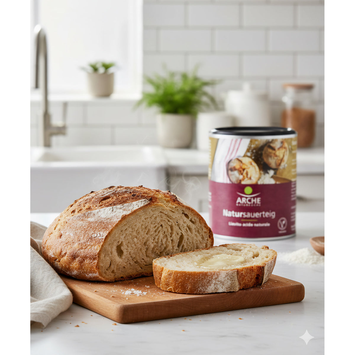 Arche Natursauerteig Bio Backzutat (3x125g) - fit and life shop