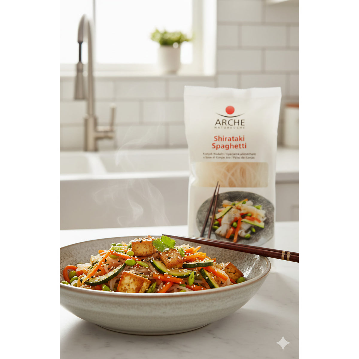 Arche Shirataki Konjak Nudeln (6x150g) - fit and life shop