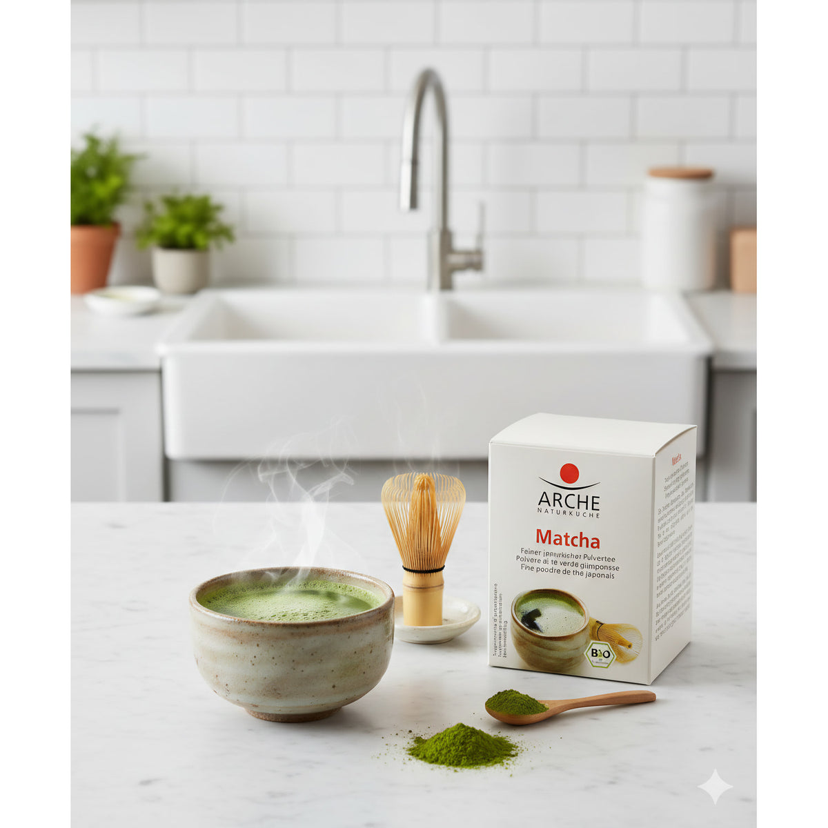 Arche Matcha feiner Pulvertee Bio,(130g) - fit and life shop