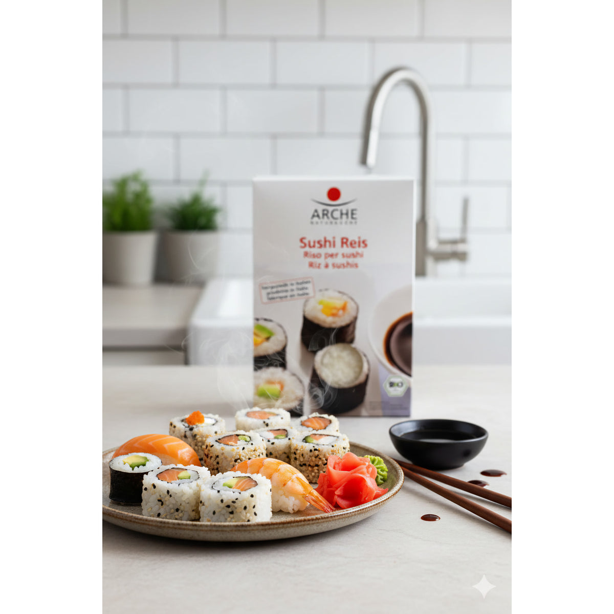 Arche Naturküche Bio Sushi Reis,2x500g) - fit and life shop