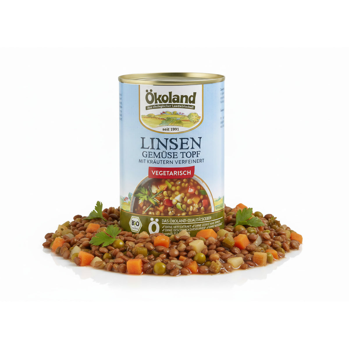 ÖKOLAND Linsensuppe (6 x 400 g) - fit and life shop