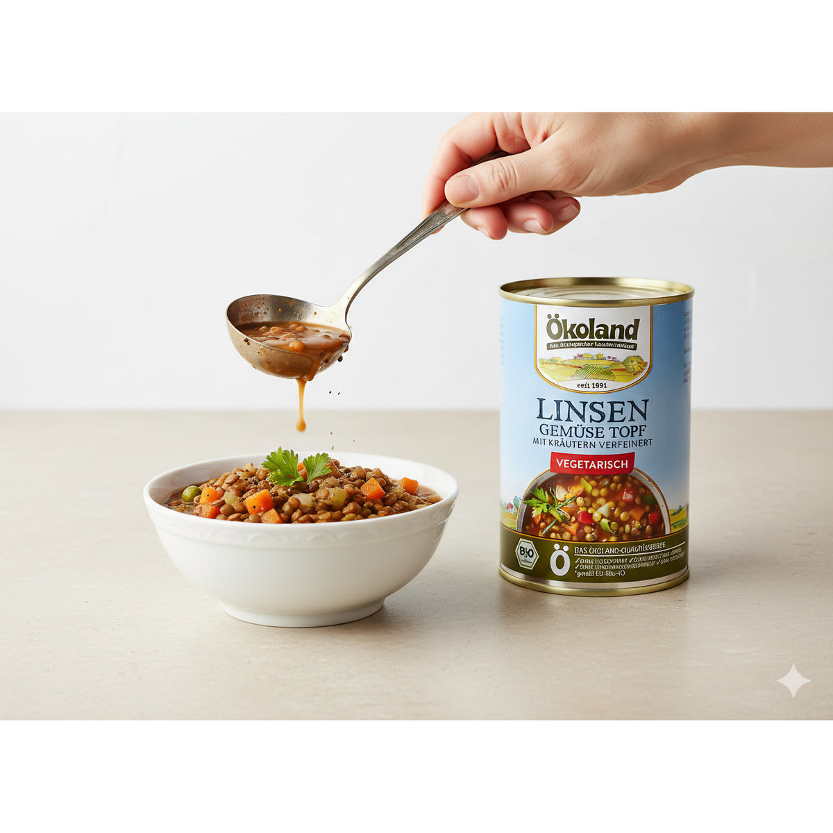 ÖKOLAND Linsensuppe (6 x 400 g) - fit and life shop