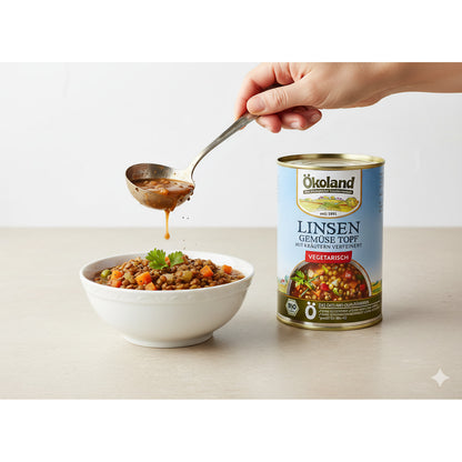 ÖKOLAND Linsensuppe (6 x 400 g) - fit and life shop