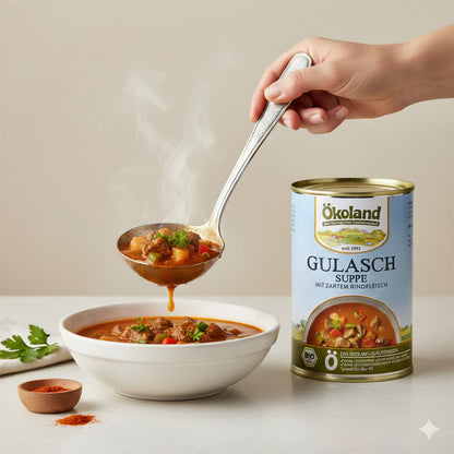ÖKOLAND Gulaschsuppe,(6 x 400 g) - fit and life shop
