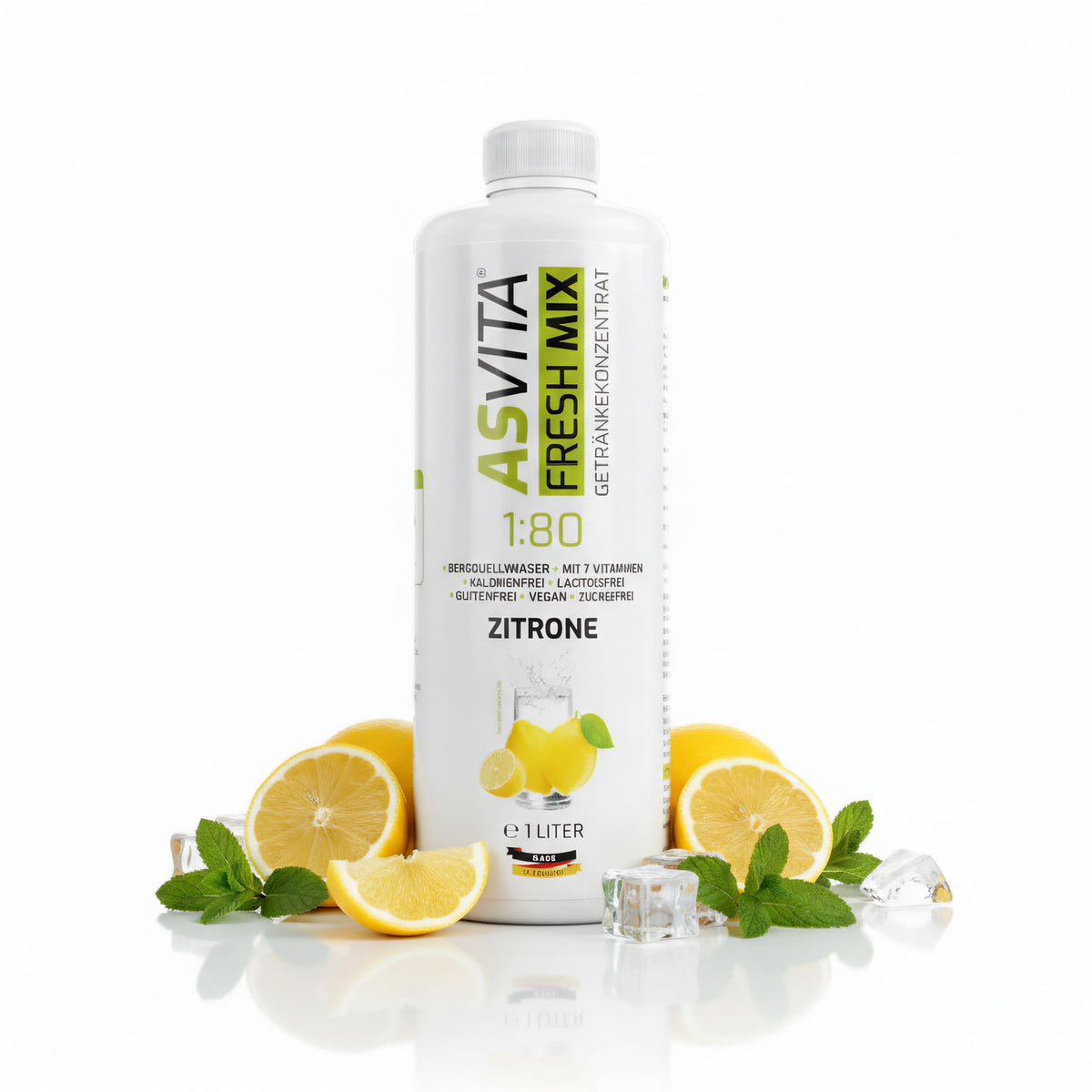 AsVita Fresh Mix 1:80 - 1 Liter  Flasche - fit and life shop