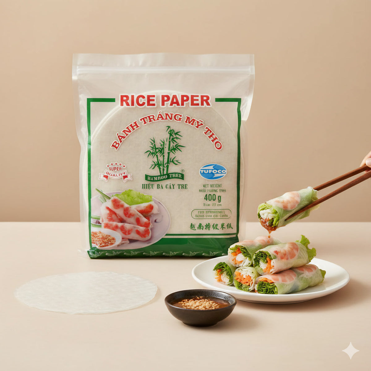 BAMBOO TREE - Reispapier 22Cm (400G) - fit and life shop