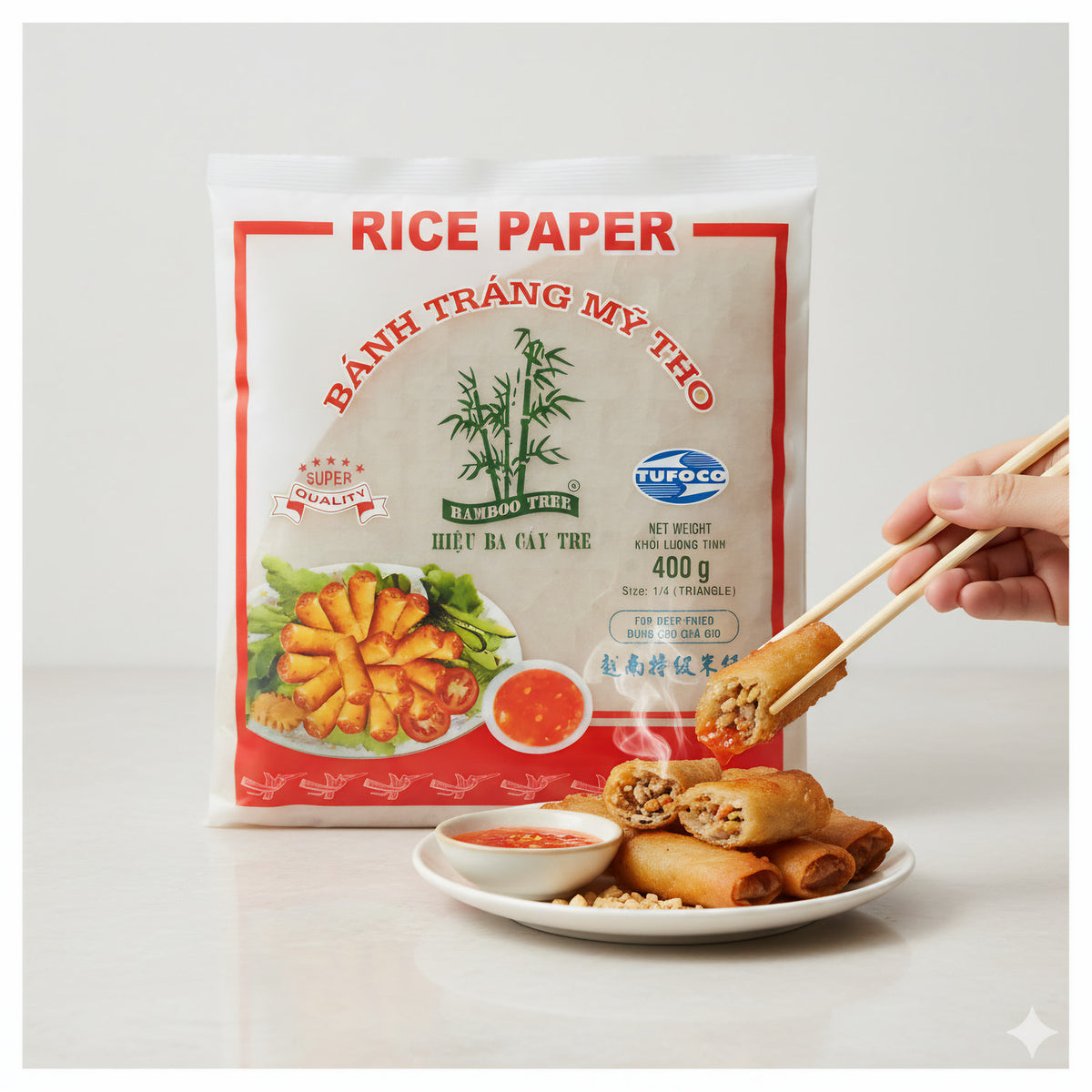 BAMBOO TREE - Reispapier Dreieck (400G) - fit and life shop