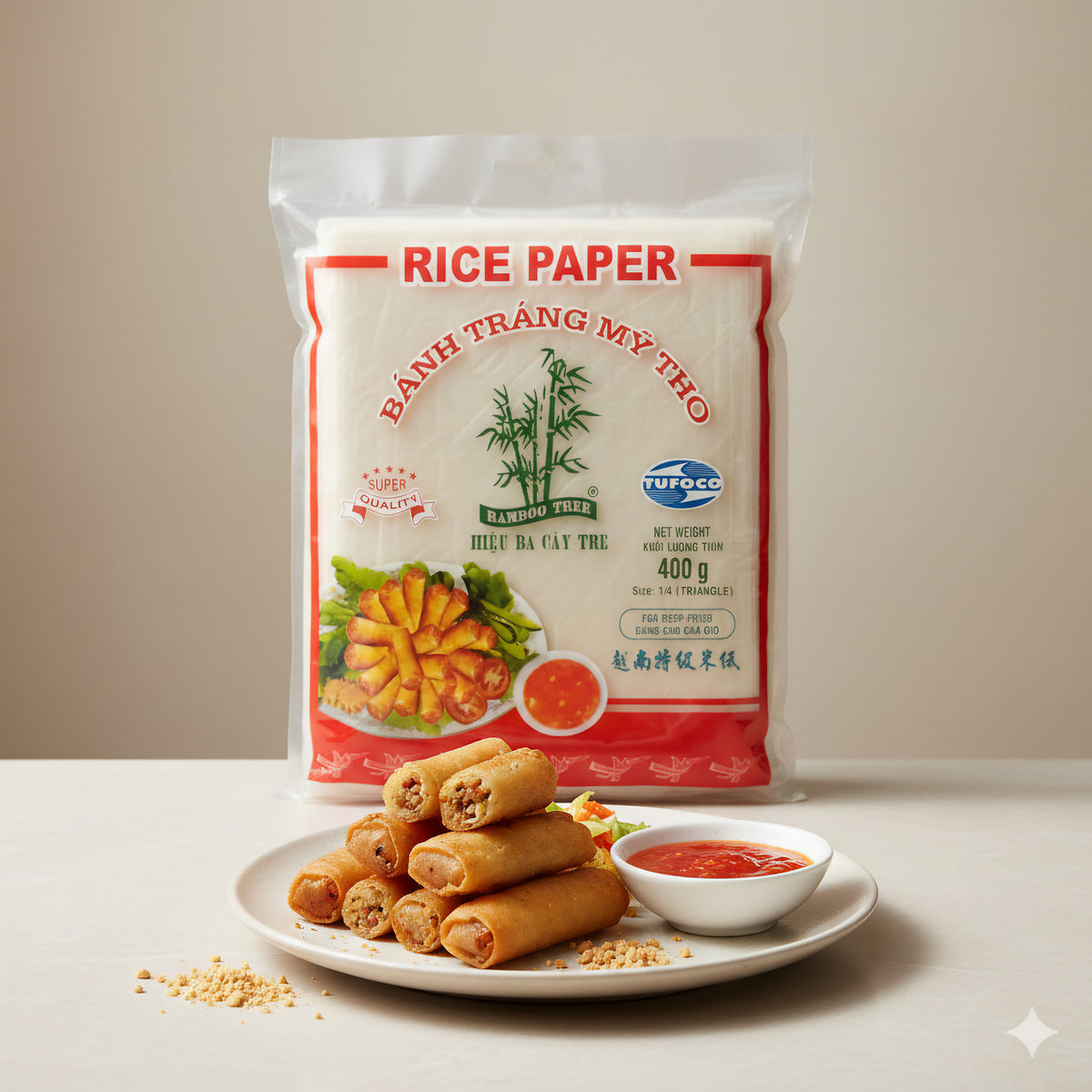 BAMBOO TREE - Reispapier Dreieck (400G) - fit and life shop