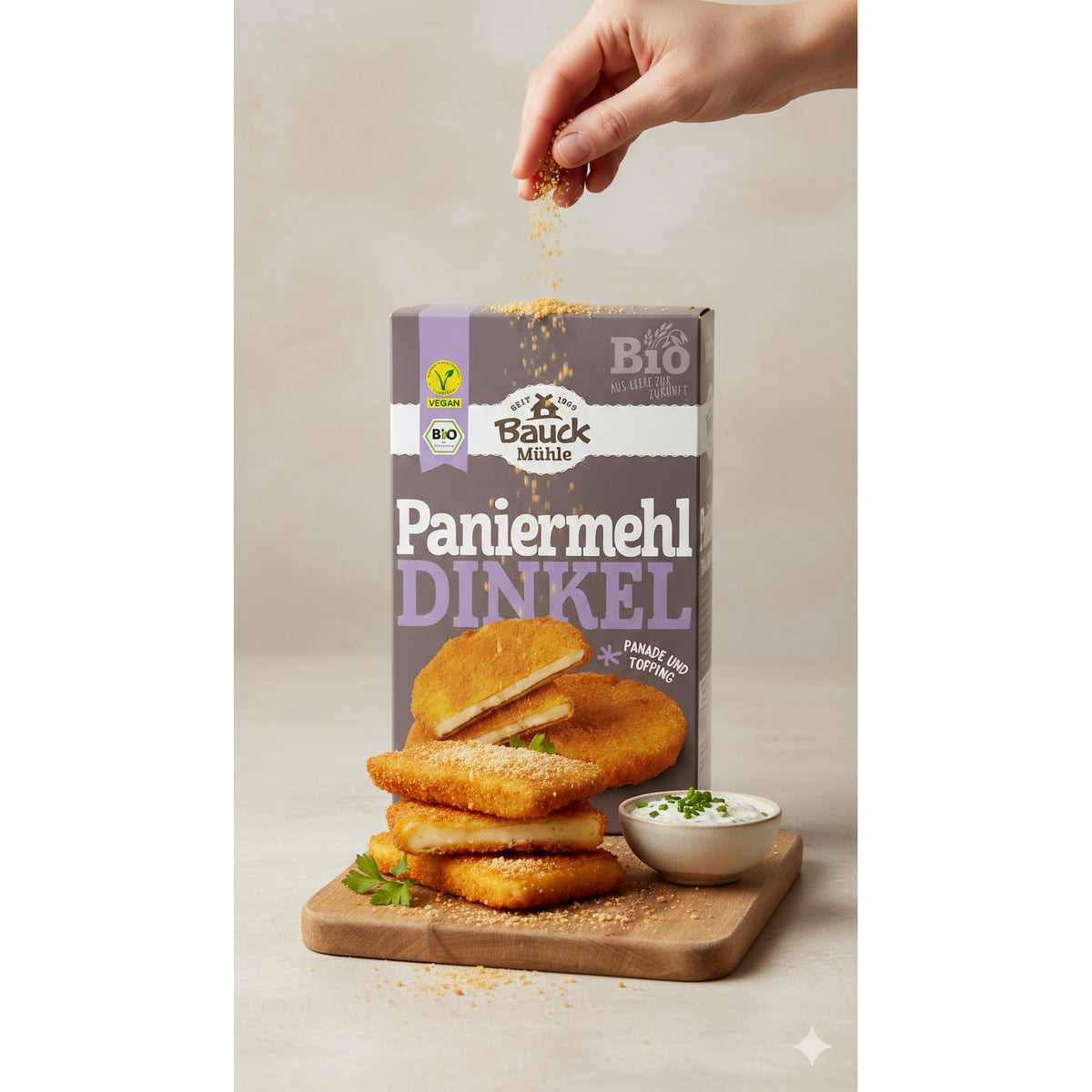 Bauckhof Dinkel-Paniermehl Bio 200g - fit and life shop