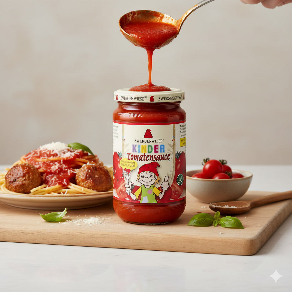 Zwergenwiese Kinder Tomatensauce, 350g - fit and life shop