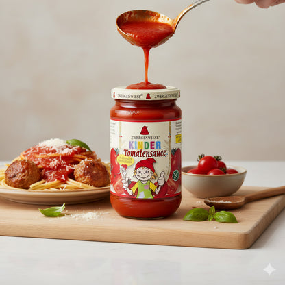 Zwergenwiese Kinder Tomatensauce, 350g - fit and life shop