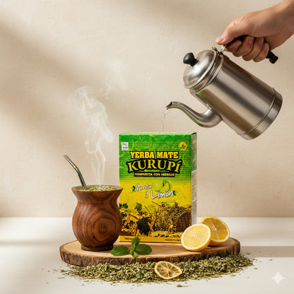 Kurupi Menta y Limón - Mate Tee aus Paraguay (500g) - fit and life shop