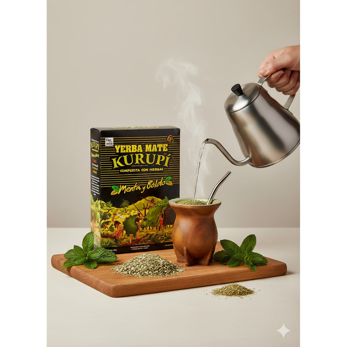 Kurupi Compuesta Especial  Mate Tee aus Paraguay (500g) - fit and life shop