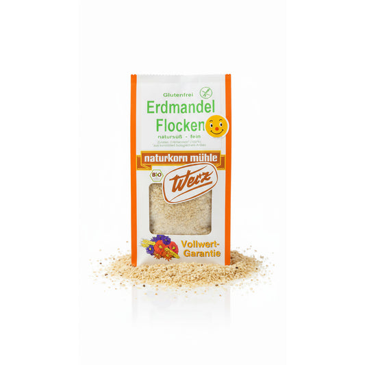 Werz Erdmandel-Flocken glutenfrei 1er Pack (1 x 250 g Packung) - Bio … - fit and life shop