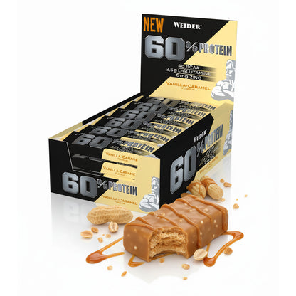 Weider 60% Protein Bar Eiweiss Riegel, Box (24x 45g Riegel) - fit and life shop