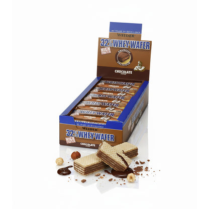 Weider 32% Whey-Wafer (24 x 35g Riegel Box) - fit and life shop