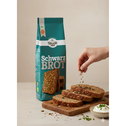 Bauckhof Bio Schwarzbrot 500g - fit and life shop