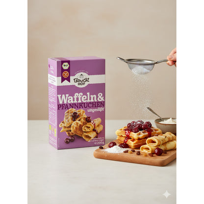 Bauckhof Waffeln & Pfannkuchen glutenfrei Bio 200g - fit and life shop