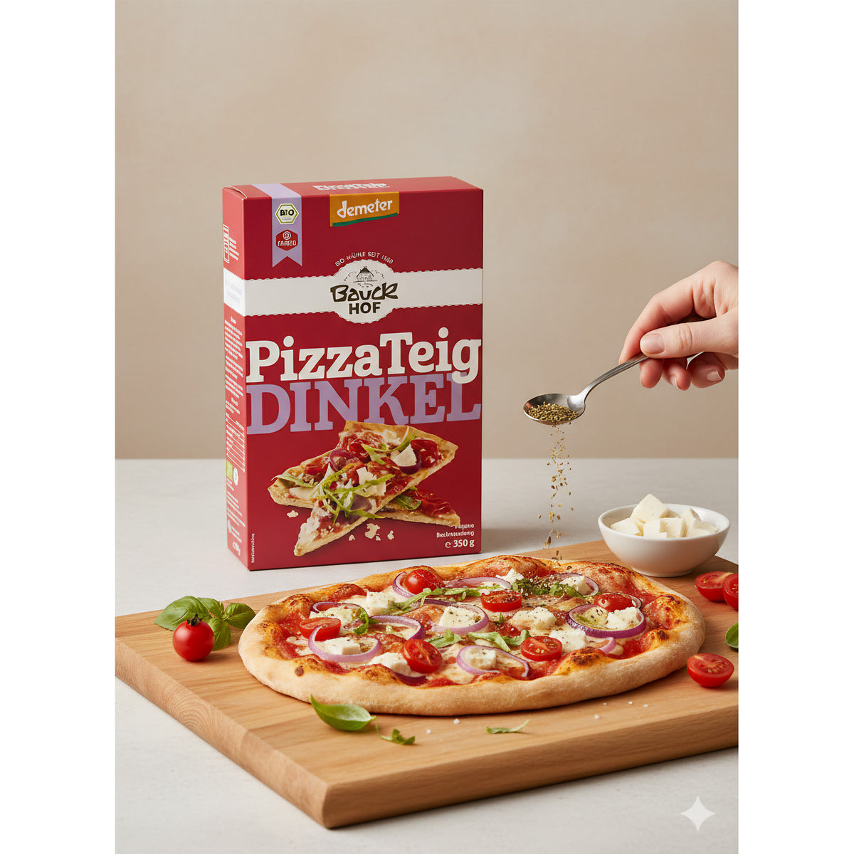 Demeter Pizzateig Dinkel (350g) - fit and life shop