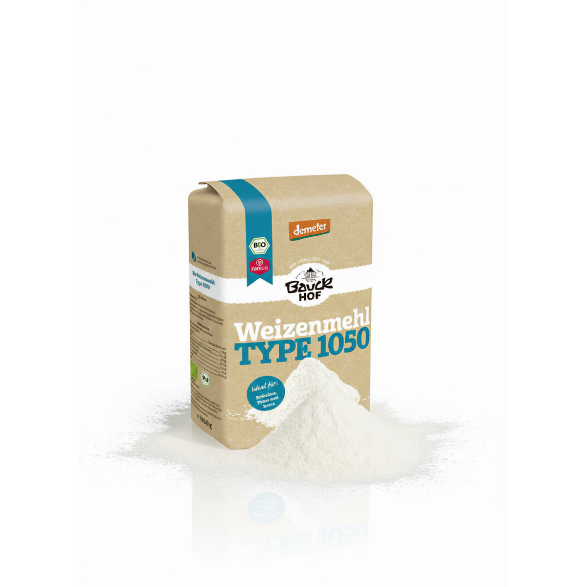 Bauckhof Bio Weizenmehl Typ 1050, 1kg - fit and life shop