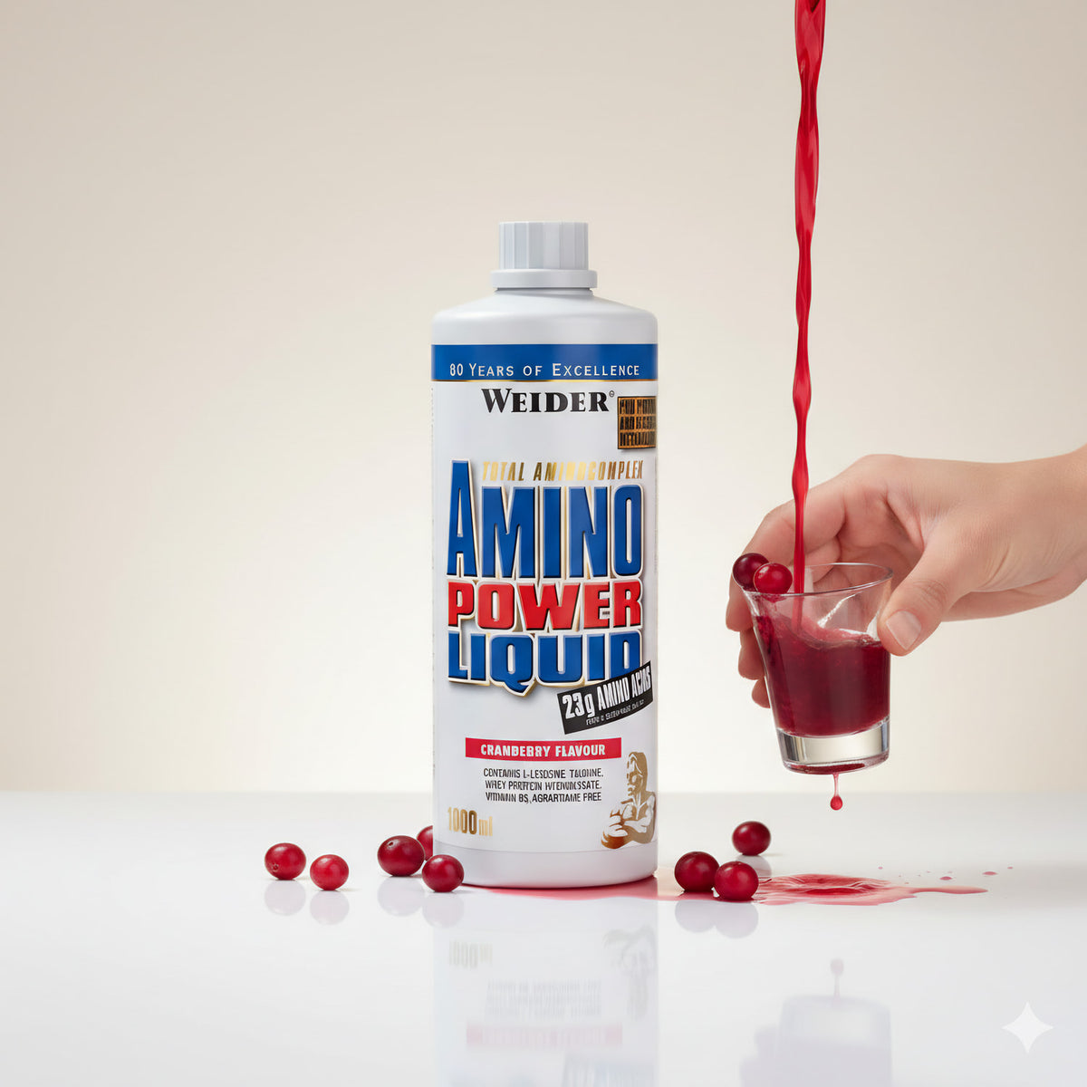 Weider Amino Power Liquid - 1000ml Flasche - fit and life shop