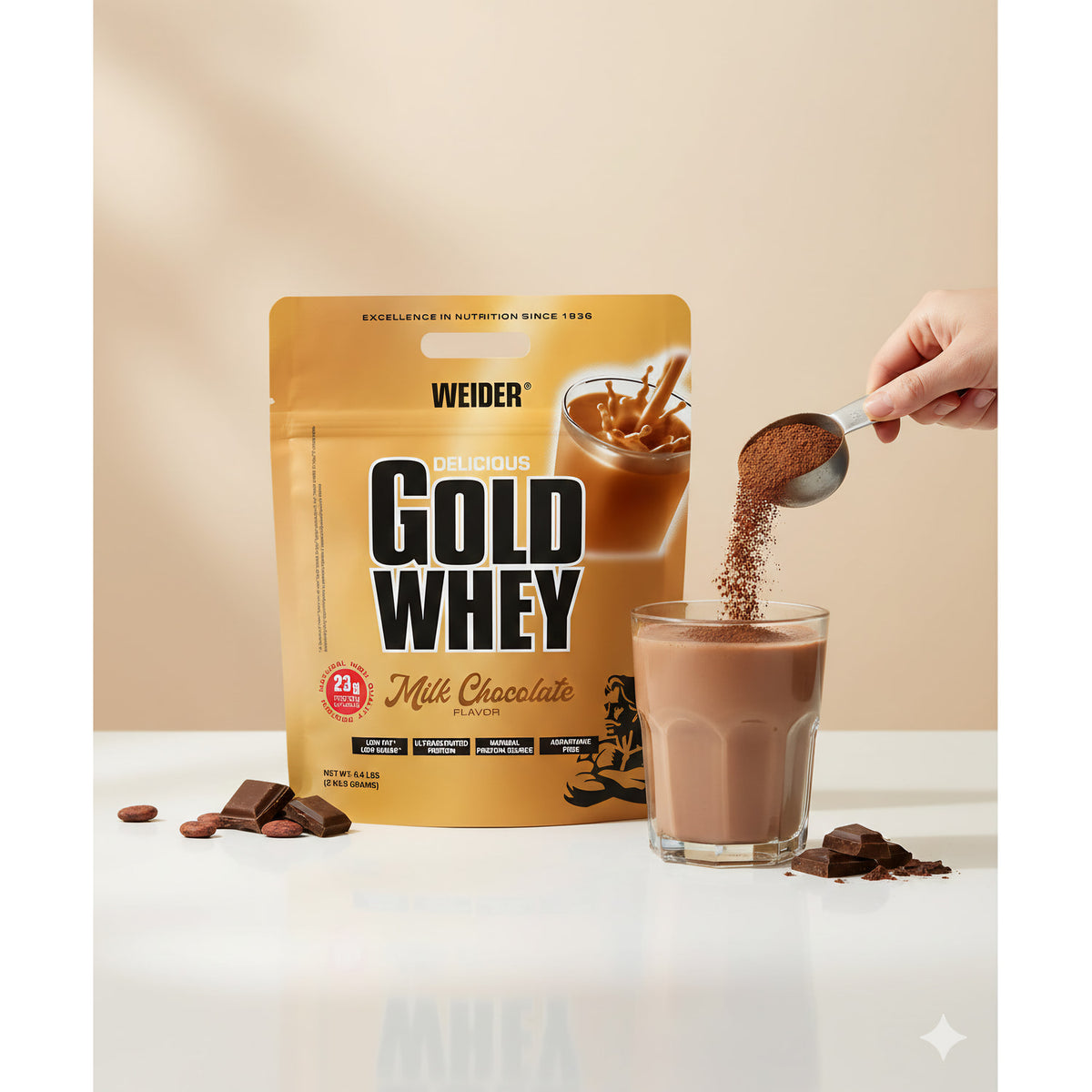 Weider Delicious Gold Whey Protein (500g Beutel) - fit and life shop