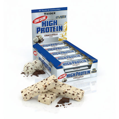 Weider 40% HIGH Protein Bar (24* 50g kleine Riegel Box) - fit and life shop