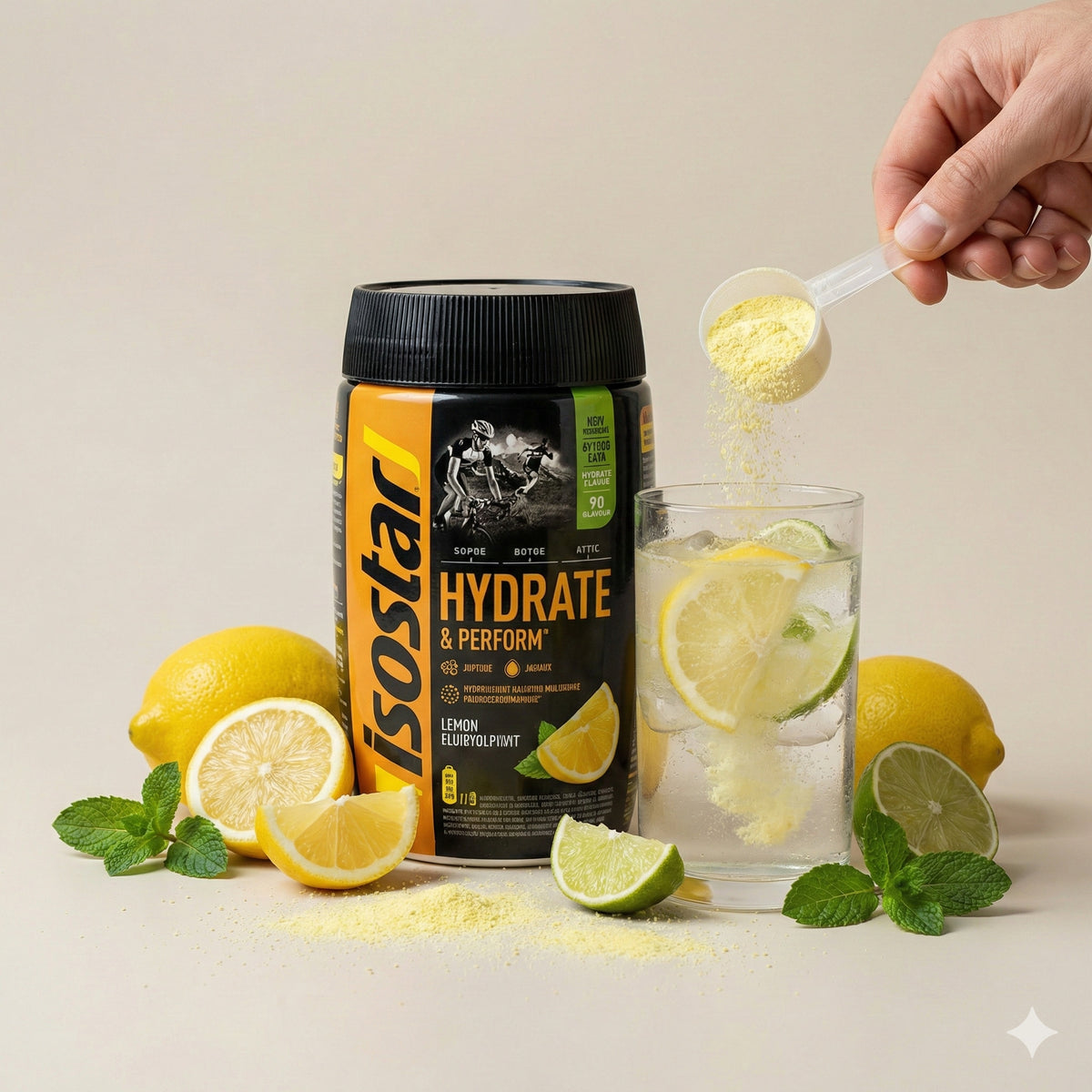 Isostar Hydrate & Perform isotonisches Elektrolytgetränk 400g Dose - fit and life shop