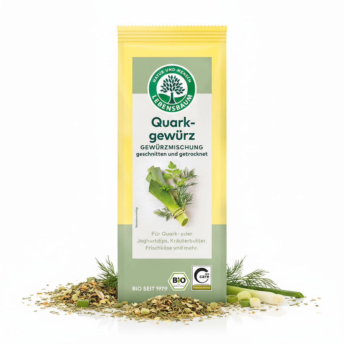 Lebensbaum Bio Quarkgewürz in 30g Dose, Gewürze und Saucen, mit frischen, natürlichen Kräutern für vielseitige Gerichte