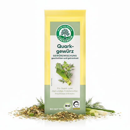 Lebensbaum Bio Quarkgewürz in 30g Dose, Gewürze und Saucen, mit frischen, natürlichen Kräutern für vielseitige Gerichte