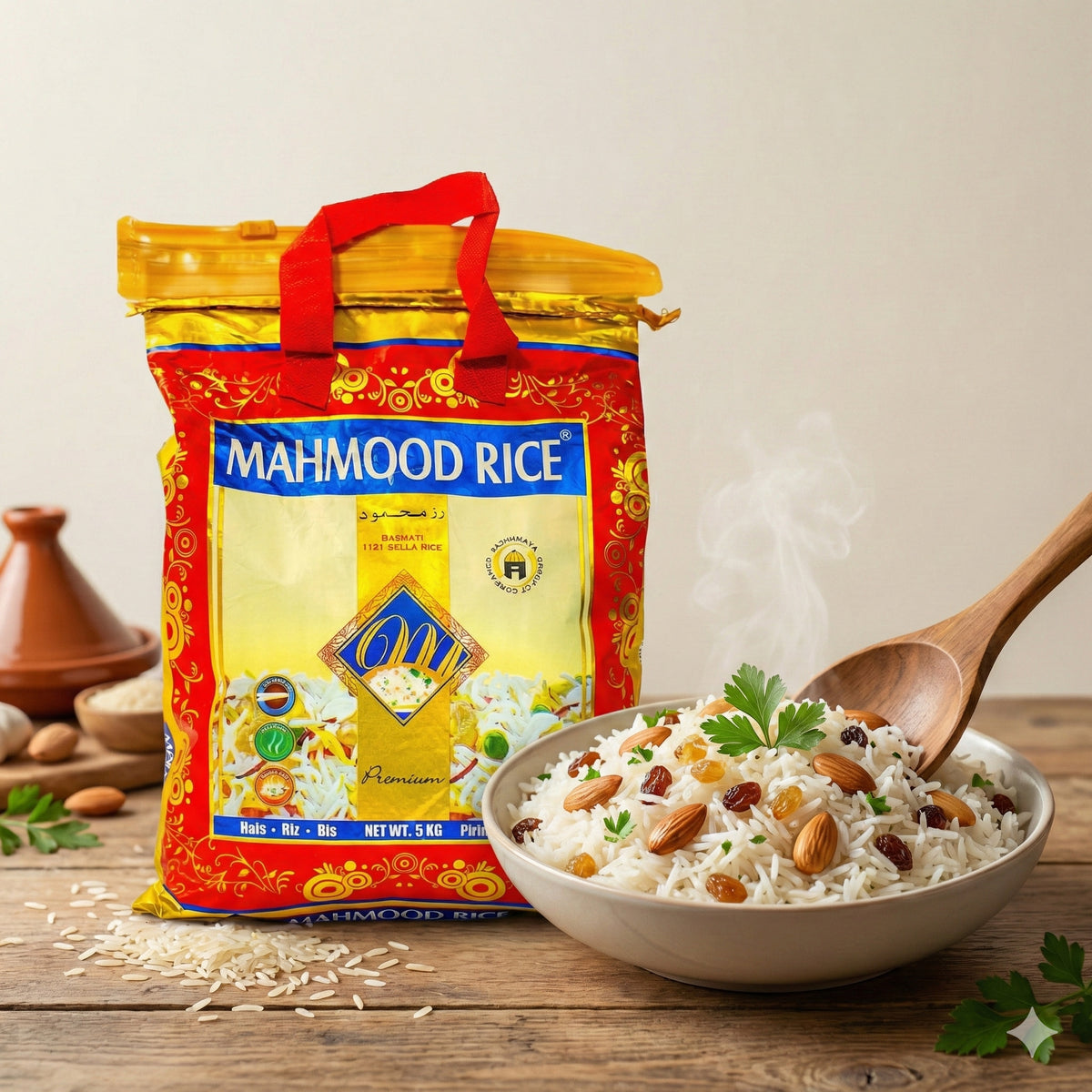 Mahmood Reis Basmati Premium (5Kg) - fit and life shop