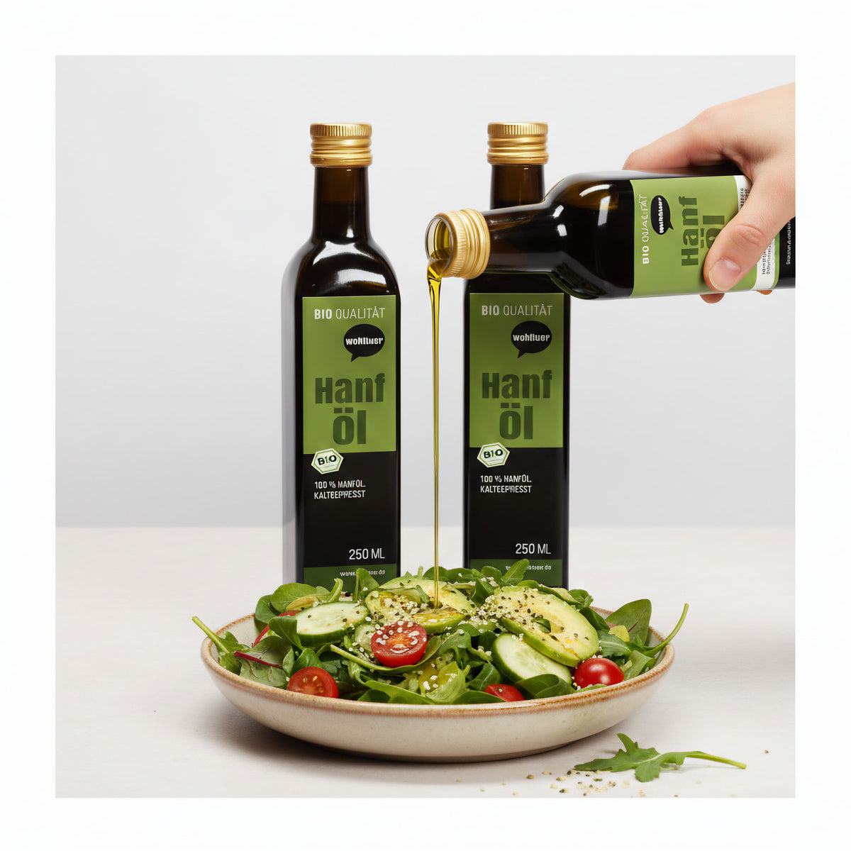 Wohltuer Bio Hanföl kaltgepresst - 250ml — Abbildung 2