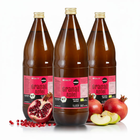 Wohltuer Bio Granatapfel reiner Direktsaft  - 6x 1000ml